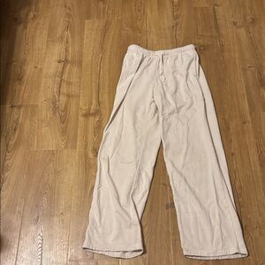 Divided Cream Track Pants